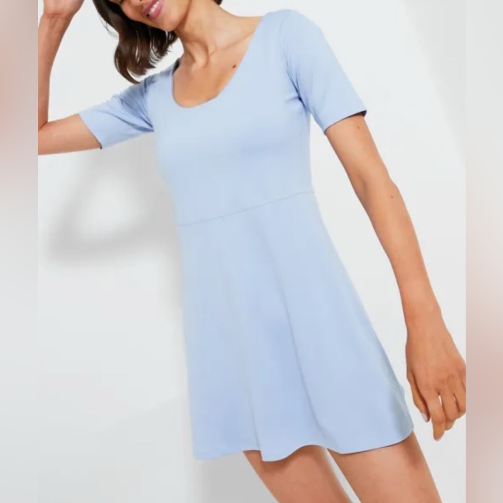 Tuckernuck tnuck sport rosemary step in tennis dress ladies size xs light blue